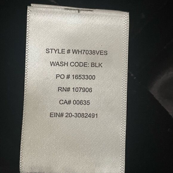 Hudson Jeans | EUC Women’s Black Velvet and Satin Cowl Neck Cami Size Small S - Picture 8 of 9